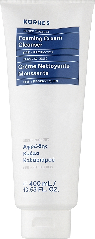 Пенка для умывания - Korres Greek Yoghurt Foaming Cream Cleanser Pre+ Probiotics  — фото N1