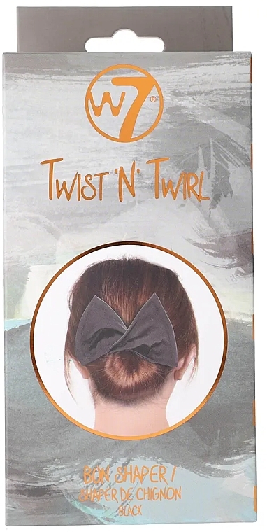 Заколка для создания пучков, черная - W7 Twist 'N' Twirl Bun Shaper Black — фото N1