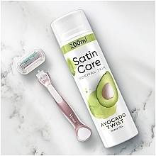 Гель для гоління - Gillette Satin Сазі Avocado Twist Shave Gel for Woman — фото N6