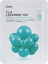 Тканинна маска для посилення бар'єрного шару на обличчі - Ottie Fila Ceramide 100 Mask — фото N2