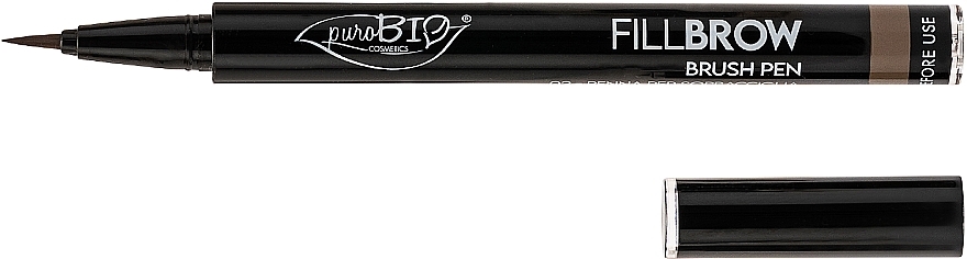 Кисть-ручка для бровей - PuroBio Cosmetics Fillbrow Brush Pen — фото N2