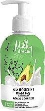 Молочний лосьйон 2в1 "Авокадо й насіння чіа" - Milky Dream — фото N1