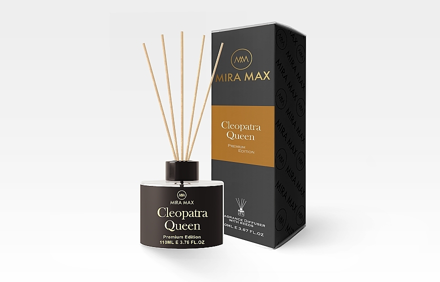 Аромадифузор + тестер - Mira Max Cleopatra Queen Fragrance Diffuser With Reeds Premium Edition — фото N1