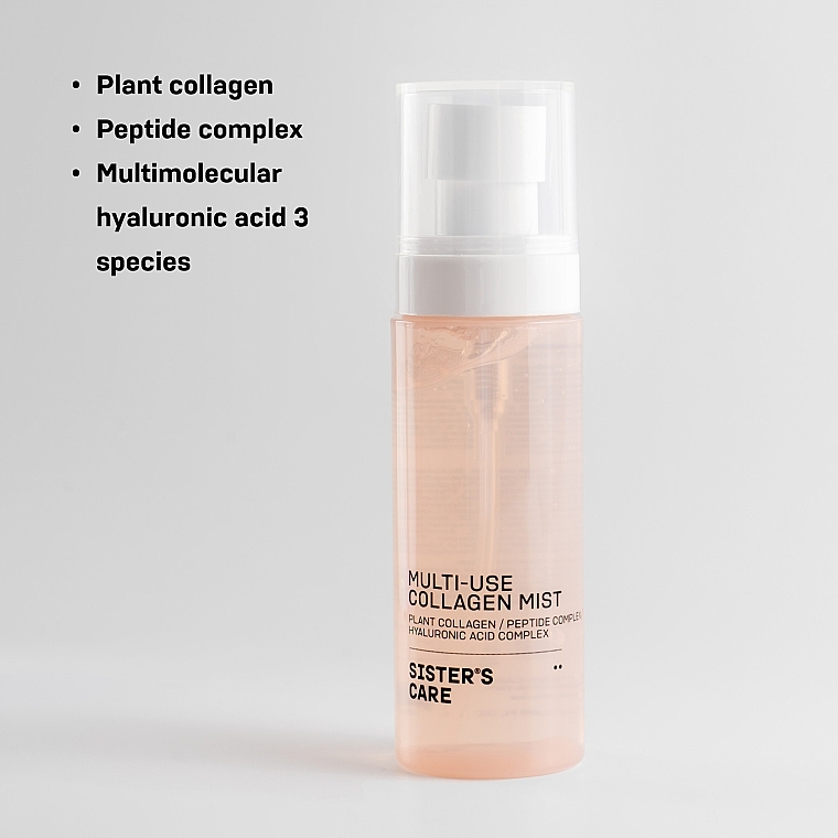 Мист-спрей для глубокого увлажнения и сияния кожи - Sister's Aroma Multi-Use Collagen Mist — фото N4