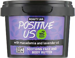 Вершки для тіла "Positive Us" - Beauty Jar Soothing Face And Body Butter — фото N2
