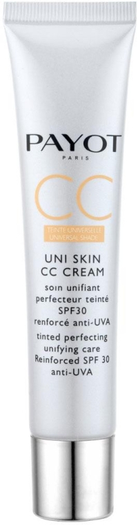 Выравнивающий совершенствующий CC крем для лица - Payot Uni Skin CC Cream