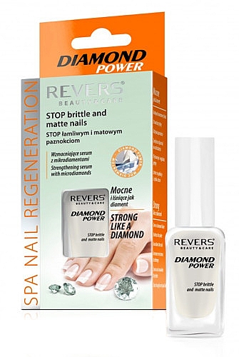 Укрепляющая сыворотка для ногтей с микроалмазами - Revers Diamond Power — фото N1