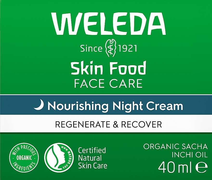 Живильний нічний крем для обличчя - Weleda Skin Food Nourishing Night Cream — фото N2