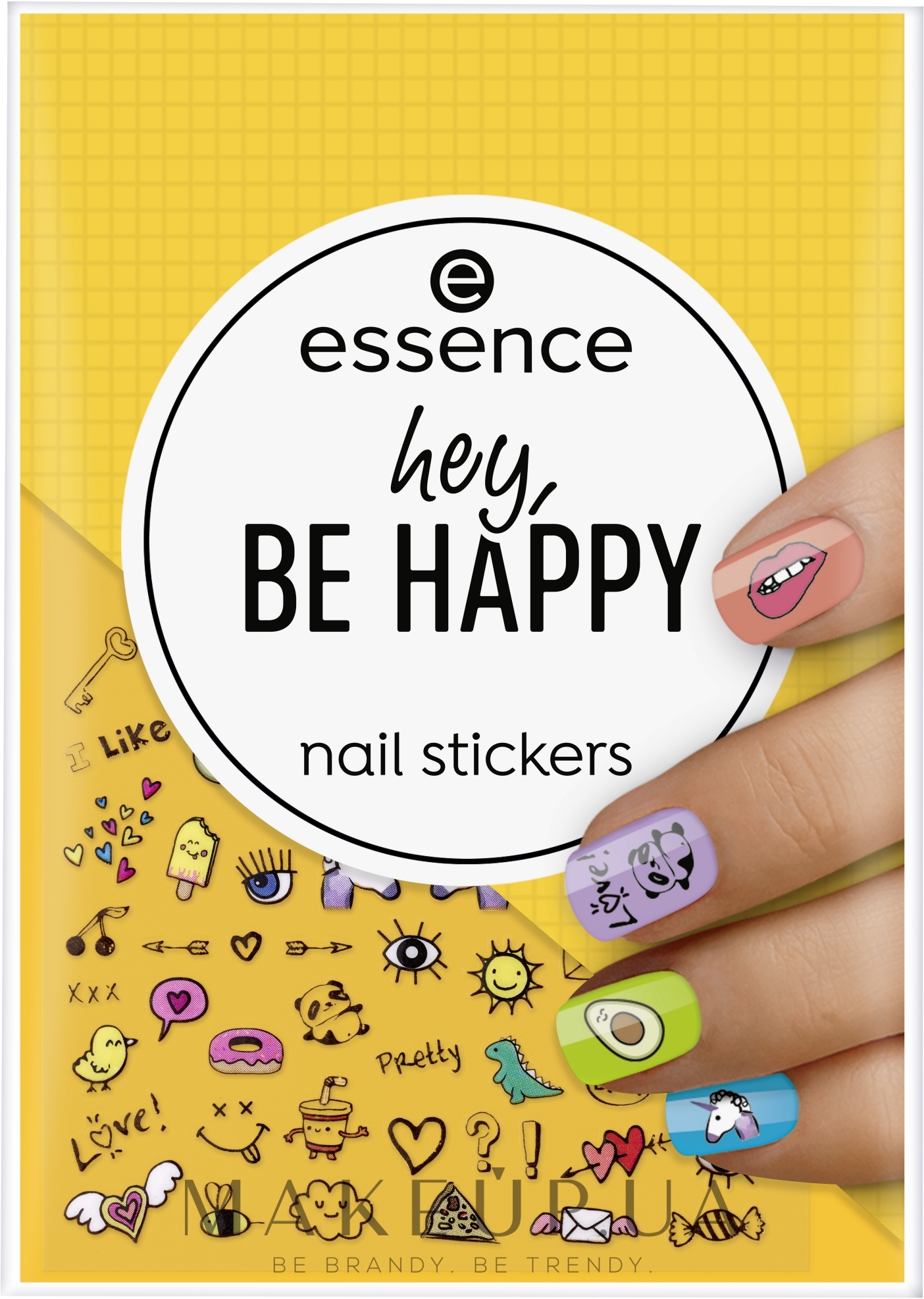 Наклейки для ногтей - Essence Hey, Be Happy! Nail Stickers — фото 05