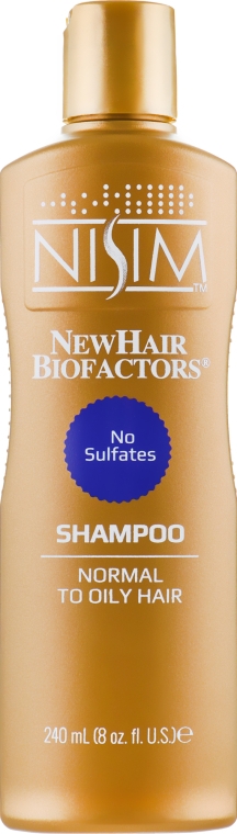 Шампунь для нормальных и жирных волос от выпадения - Nisim NewHair Biofactors Shampoo 