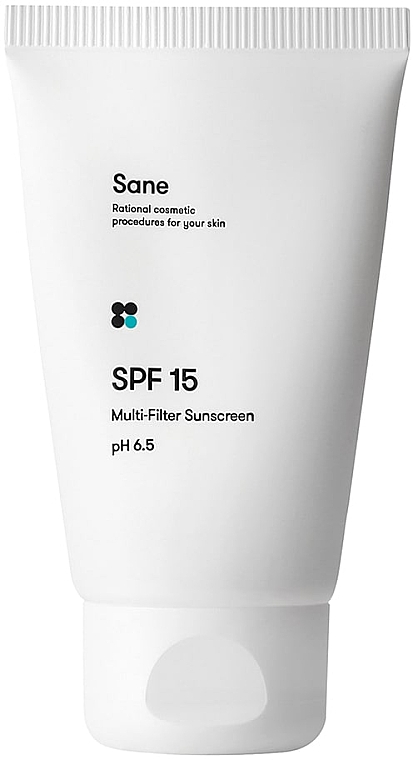 Денний крем для обличчя SPF 15 - Sane SPF 15 Multi-Filter Sunscreen pH 6.5 — фото N1