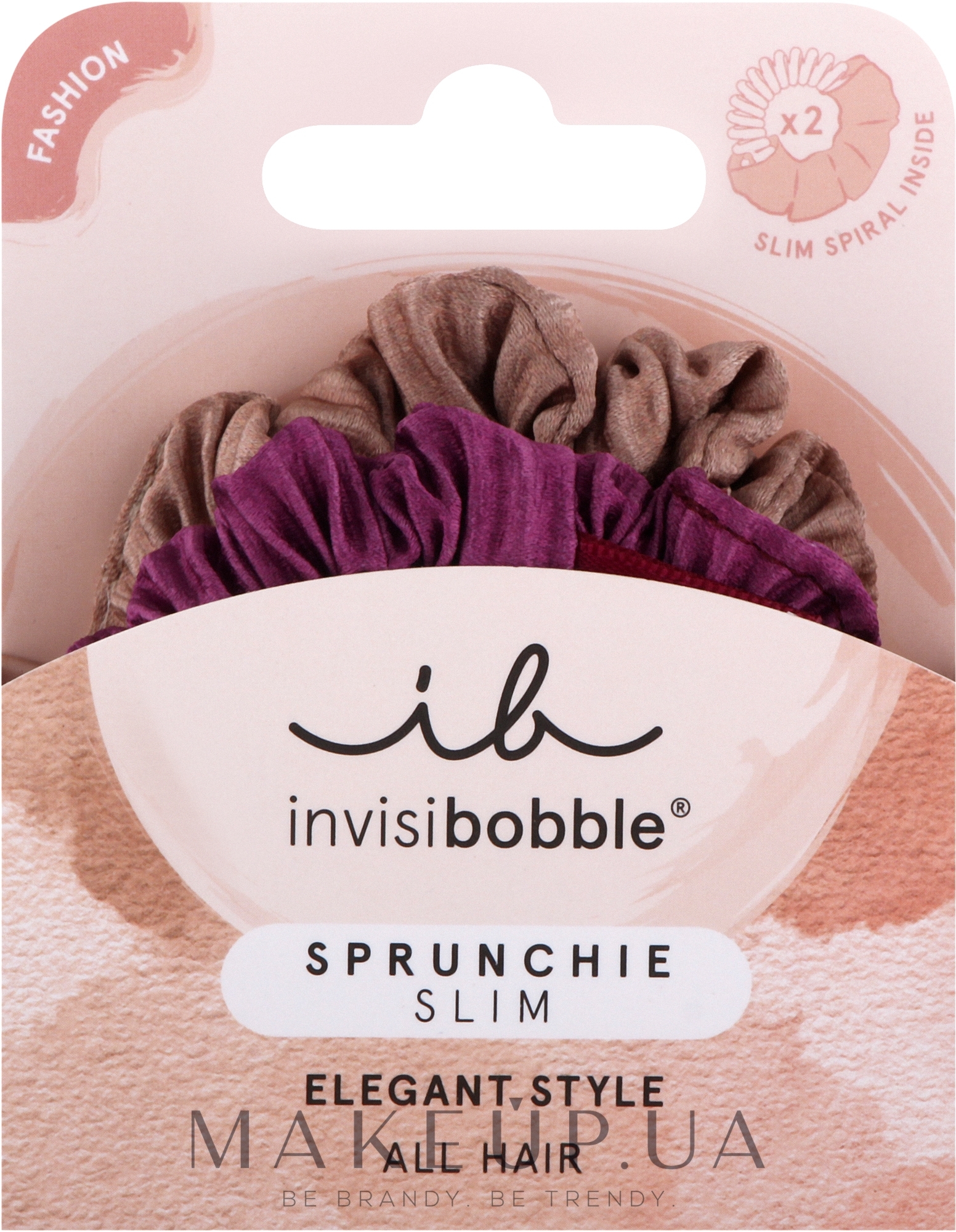 Резинка-браслет для волосся - Invisibobble Sprunchie Slim The Snuggle is Real — фото 2шт