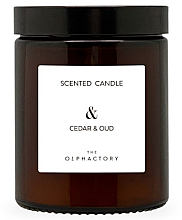 Парфумерія, косметика Ароматична свічка у банці - Ambientair The Olphactory Cedar & Oud Scented Candle