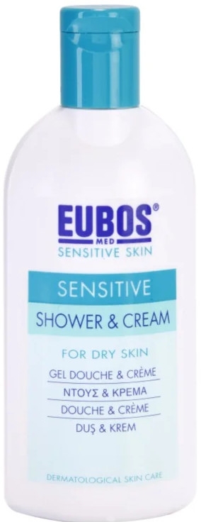 Крем для душа - Eubos Med Sensitive Skin Shower & Cream For Dry Skin — фото N1