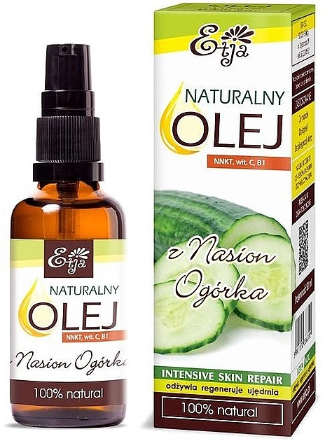 Натуральна олія насіння огірка - Etja Natural Oil — фото N1