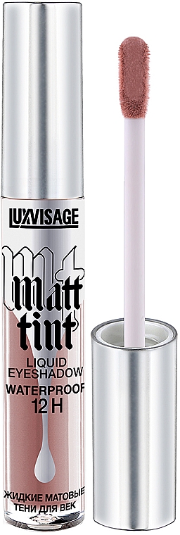Жидкие матовые тени для век - Luxvisage Matt Tint Liquid Eyeshadow Waterproof 12H
