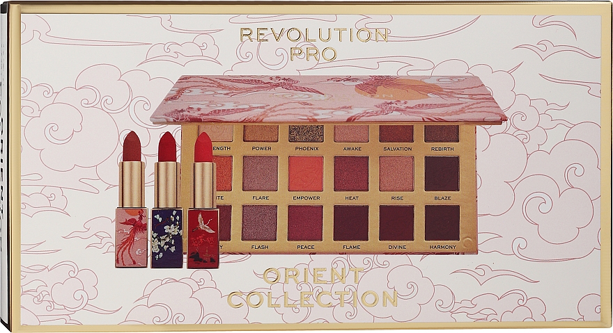 Набор - Revolution Pro Orient Collection (eye/palette/18x1g + lipstick/3x3g)