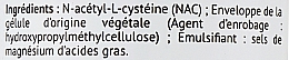 Biocytе N-ацетил-L-цистеин: Поддержка и антиоксиданты - Biocyte NAC 1200 mg — фото N3