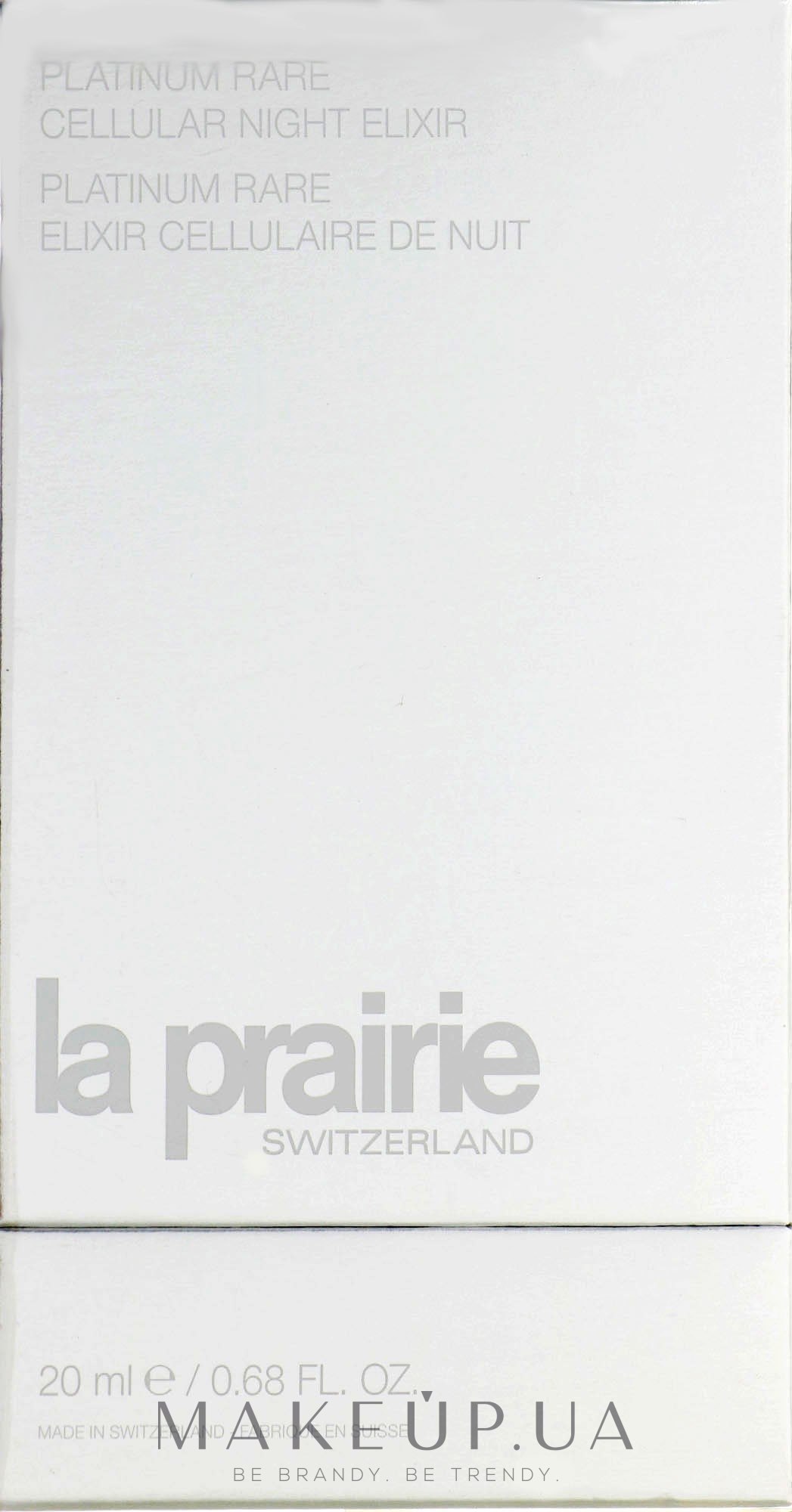 Відновлювальний нічний концентрат - La Prairie Platinum Rare Cellular Night Elixir — фото 20ml