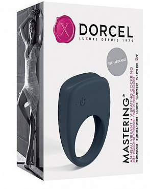 Вибрационное кольцо - Marc Dorcel Master Ring Black — фото N1