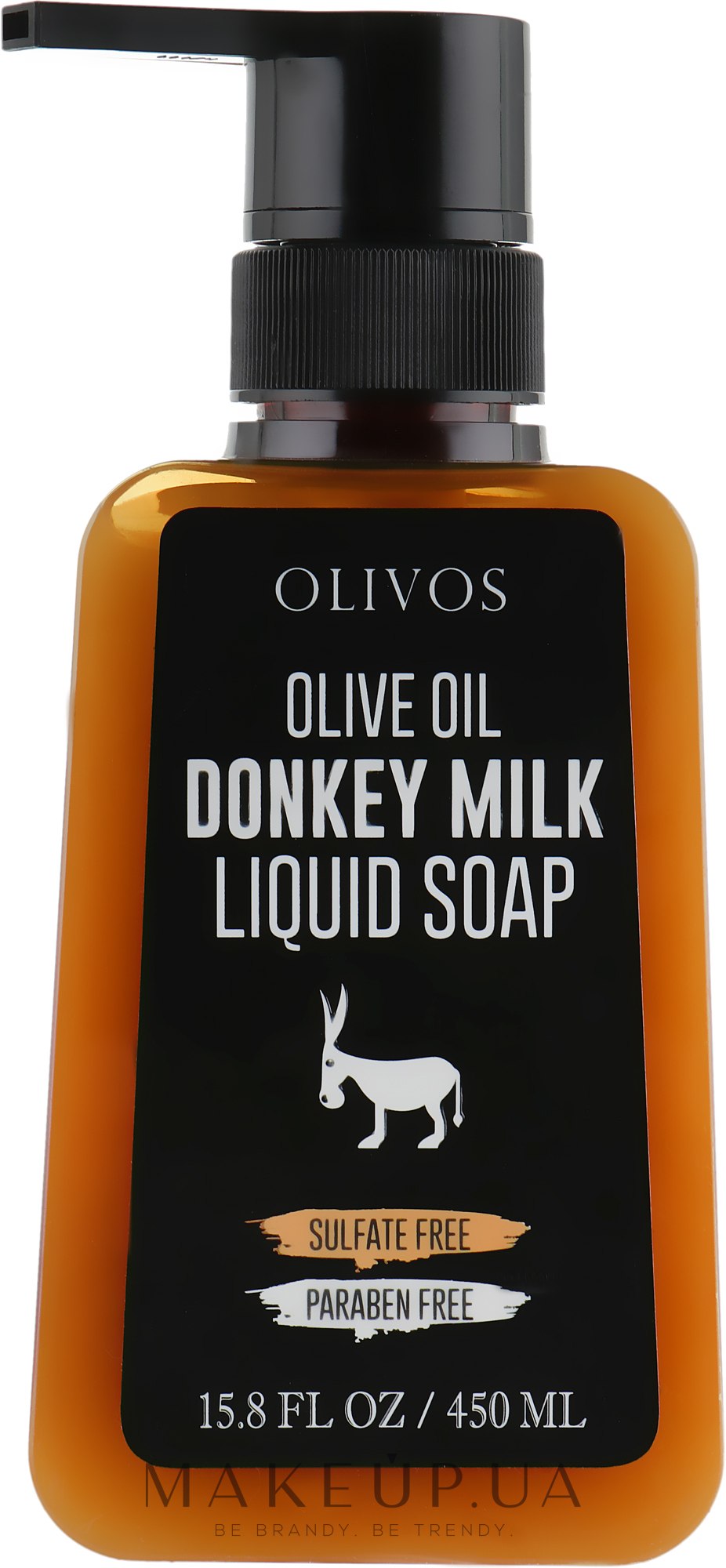 Рідке мило з молоком ослиці - Olivos Olive Oil Donkey Milk Liquid Soap — фото 450ml