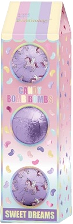 Набор бомбочек для ванн - Baylis & Harding Beauticology Candy Dreamland Bath Bombs Gift Set (b/bomb/3x100g) — фото N1