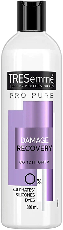 Кондиціонер для волосся, зволожувальний - Tresemme Pro Pure Repair Damage Recovery Conditioner 0% — фото N1