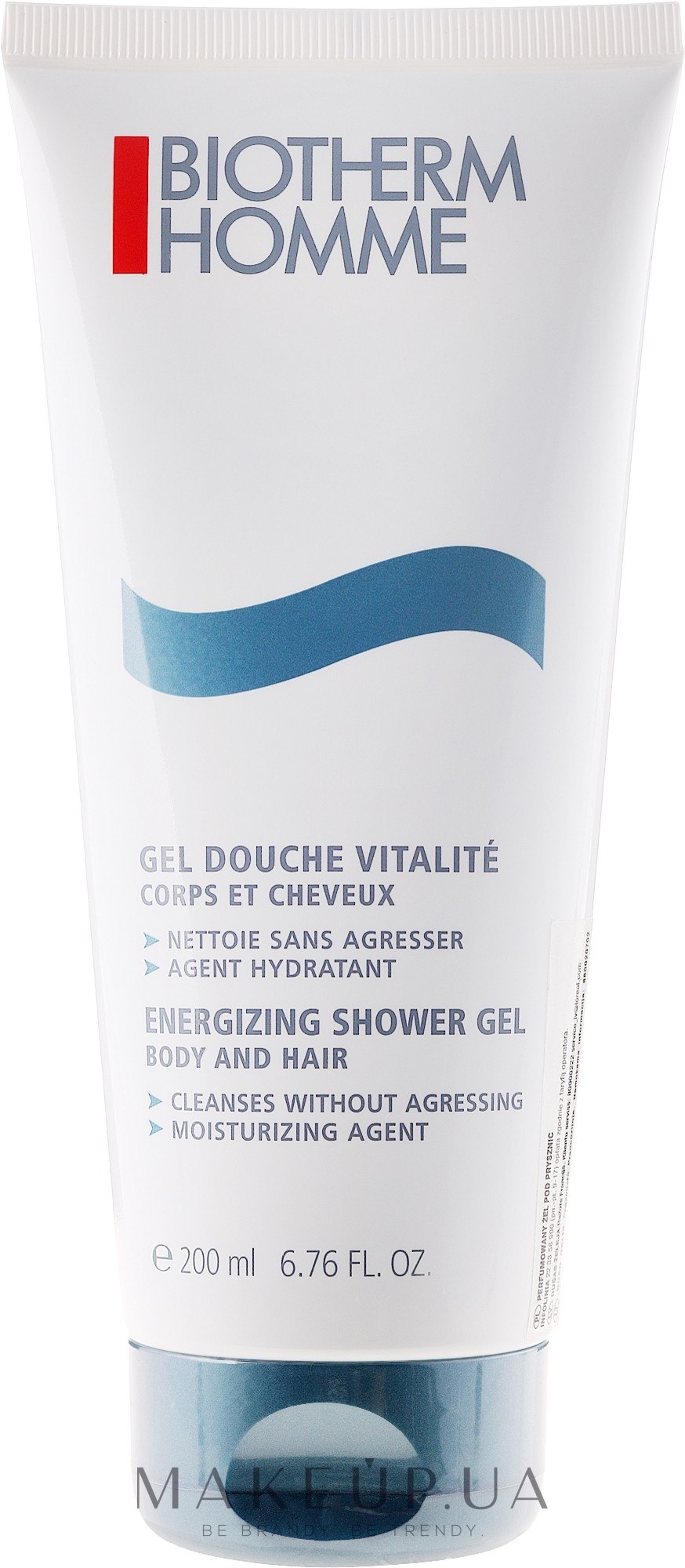 Гель-шампунь для тіла і волосся - Biotherm Homme Energizing Shower Gel — фото 200ml