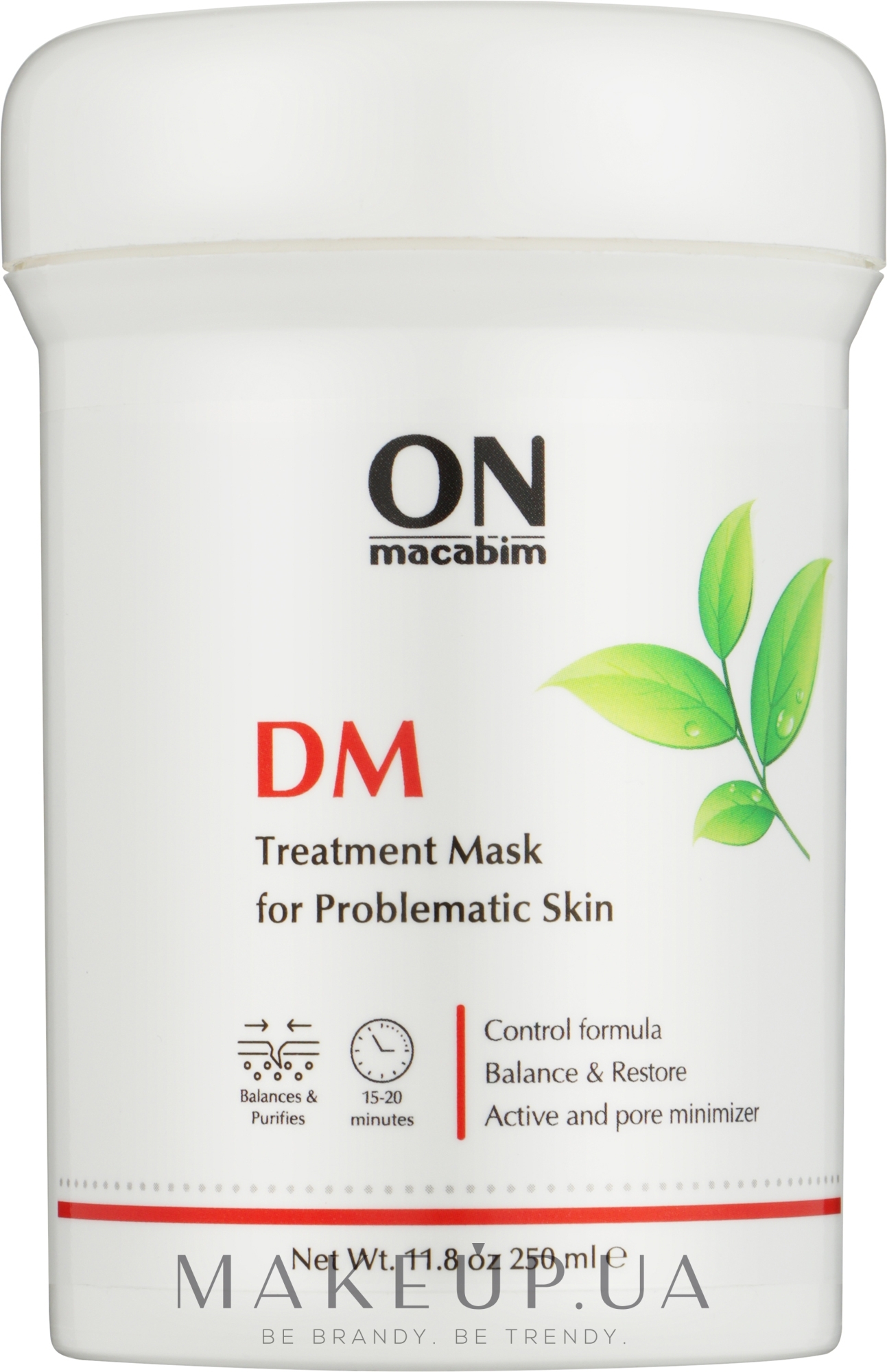 Себорегулювальна маска для лікування акне - Onmacabim DM Acne Treatment Mask — фото 250ml