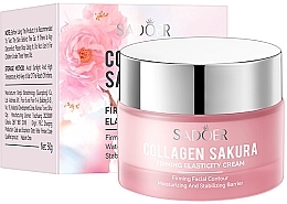 Парфумерія, косметика Крем для обличчя з сакурою - Sadoer Collagen Sakura Firming Elasticity Cream 