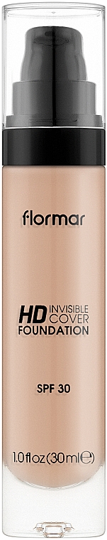 Тональный крем - Flormar Invisible Cover HD Foundation