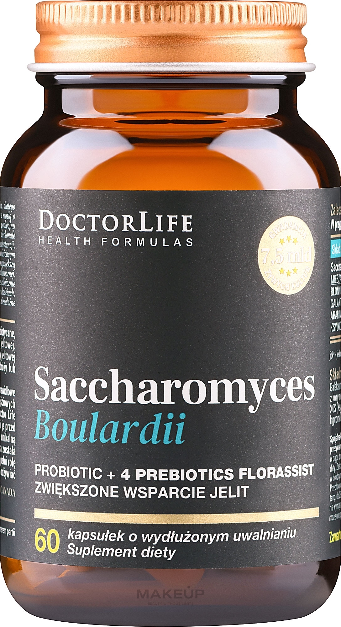 Дієтична добавка "Пробіотичні дріжджі", 60 шт. - Doctor Life Saccharomyces Boulardii — фото 60шт