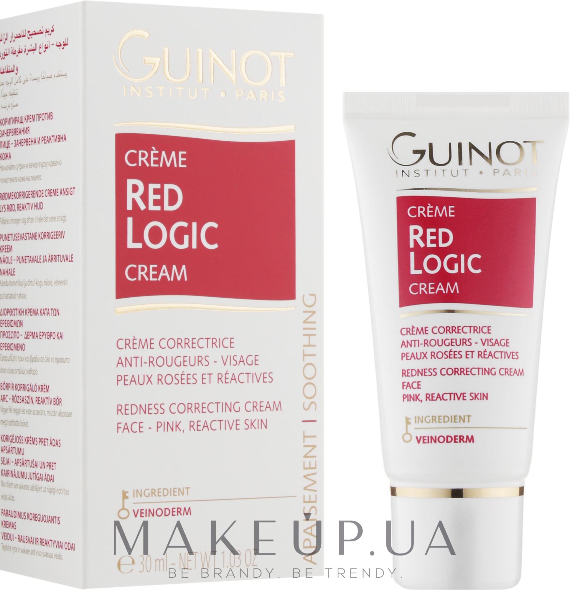 Крем для зміцнення судин - Guinot Red Logic Face Cream — фото 30ml