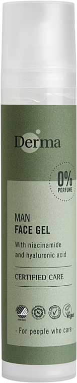 Зволожувальний гель для обличчя - Derma Man Face Gel — фото N1