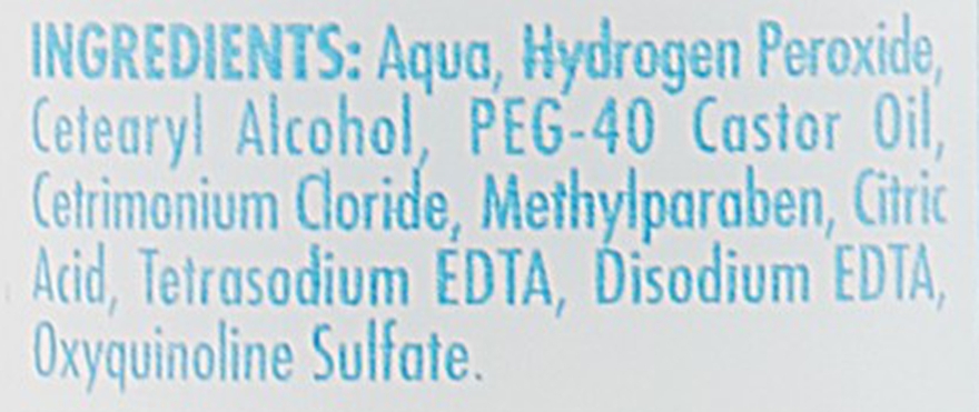 Эмульсионный окислитель 12% - Parisienne Italia Acqua Ossigenata Emulsionata 40 Vol — фото N3