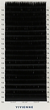 Парфумерія, косметика Накладні вії "Elite", чорні, 20 ліній (0,07, L, 12) - Vivienne
