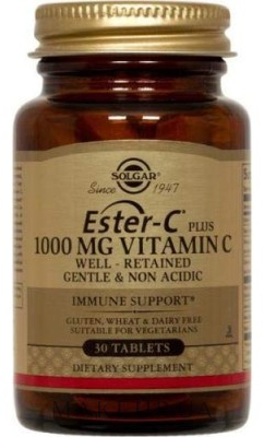 Витамин C сложноэфирный - Solgar Ester-C Plus 1000 мг — фото 30шт