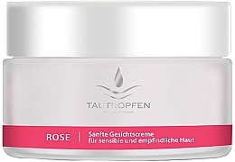 Духи, Парфюмерия, косметика Успокаивающий крем для лица с розой - Tautropfen Rose Gentle Facial Cream