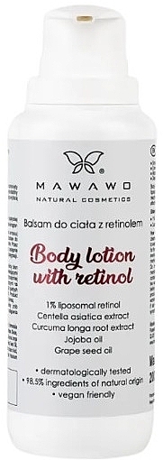 Лосьон для тела с ретинолом - Mawawo Body Lotion With Retinol — фото N1