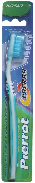 Зубна щітка "Енергія", жорстка, бірюзова - Pierrot Energy