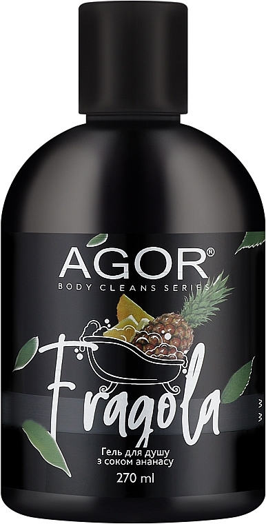 Гель для душа с соком ананаса - Agor Body Cleans Series Fragola Shower Gel — фото N1