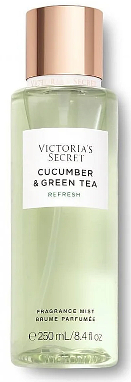 Парфумований спрей для тіла - Victoria's Secret Cucumber & Green Tea Fragrance Mist — фото N1