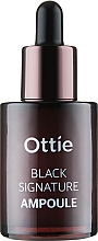 Духи, Парфюмерия, косметика Ампульная сыворотка омолаживающая - Ottie Black Signature Ampoule (мини)