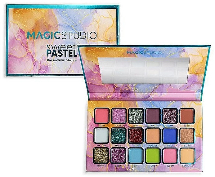 Палетка теней для век - Magic Studio Sweet Pastel Special Edition — фото N3