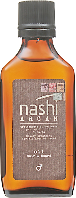 Олія для волосся і бороди - Nashi Argan Manline — фото N1
