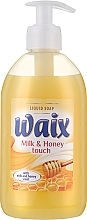 Духи, Парфюмерия, косметика Жидкое мыло "Молоко и мед" - Waix Liquid Soap Milk & Honey Touch