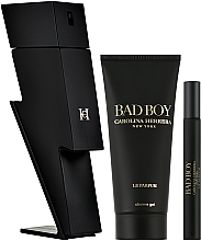 Парфумерія, косметика Carolina Herrera Bad Boy Le Parfum - Набір (edp/100 ml + edp/mini/10 ml + sh/gel/100 ml)