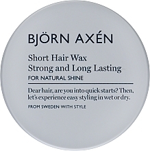 Воск для коротких волос - BjOrn AxEn Short Hair Wax — фото N1