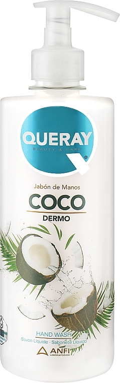 Рідке мило для рук "Кокос" - Queray Coco Liquid Hand Soap — фото N1