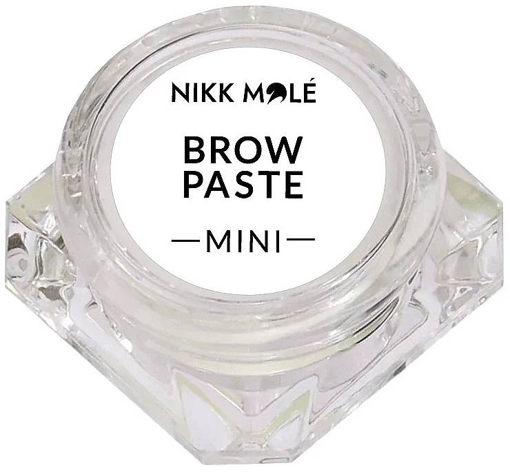 Паста для моделирования формы бровей - Nikk Mole Brow Paste (мини) — фото N1